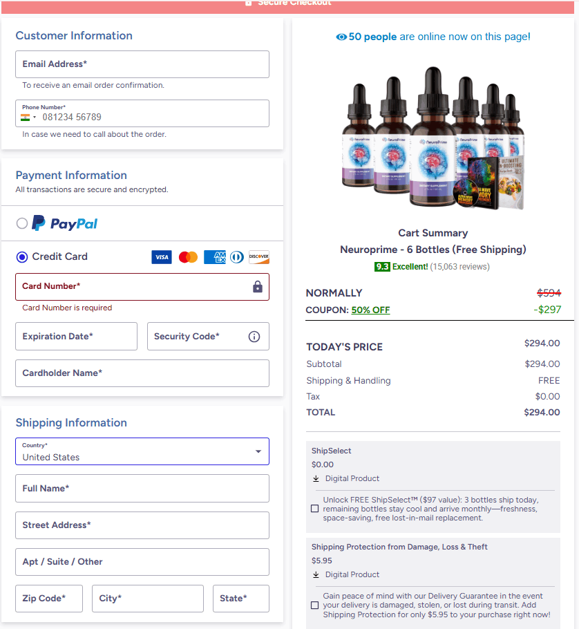 NeuroPrime-order-page